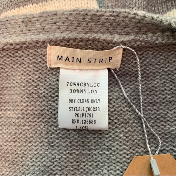 Main Strip Size Large Open Cardigan - Picture 4 of 4